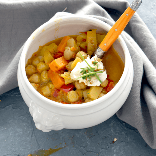 Bestes Kichererbsen-Curry mit Kartoffeln