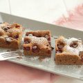 Adventsschnitte Lebkuchen-Kirschkuchen vom Blech